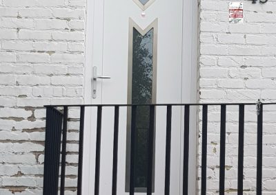 Remplacement d’une porte d’entrée à Mons en Baroeul