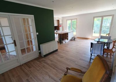 Rénovation partielle d’un plain pied à Vendeville