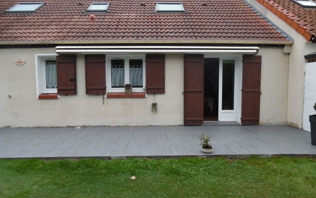 Rénovation de terrasse à Oignies