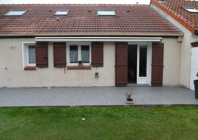 Rénovation de terrasse à Oignies